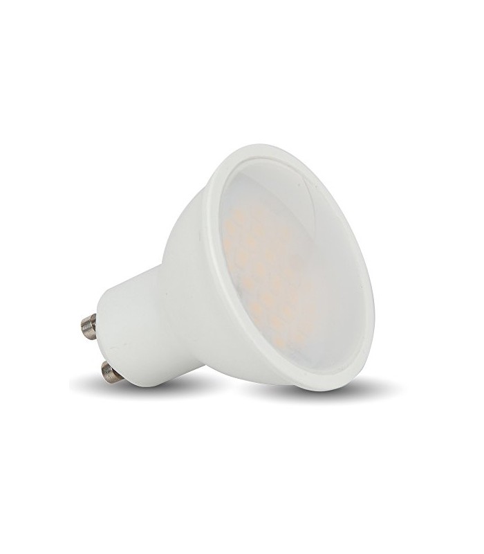 LED Spotlight SMD GU10 7W 4500K° Plastique Blanc Dimmable