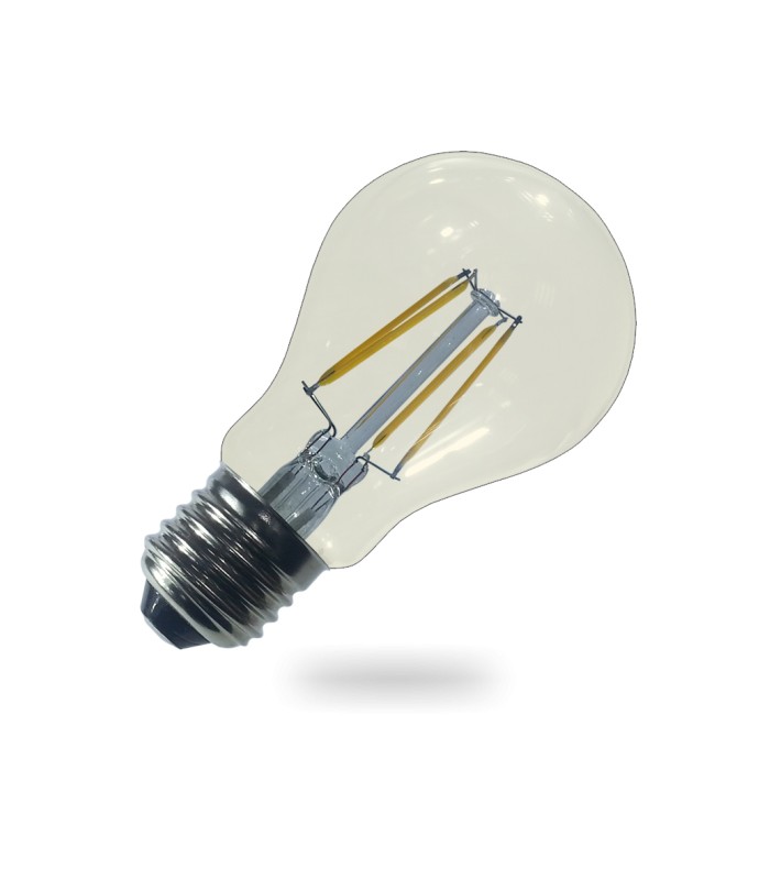 Lampadina a Filamento LED E27 A60 4W 2700K°