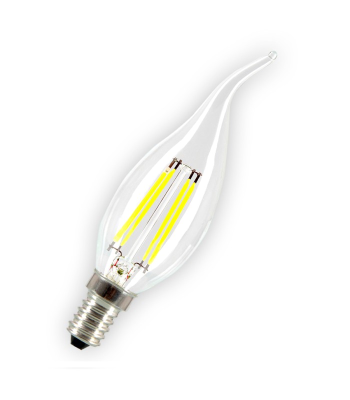 LAMPADINA LED A CANDELA A FILAMENTO E14 4W 2700k