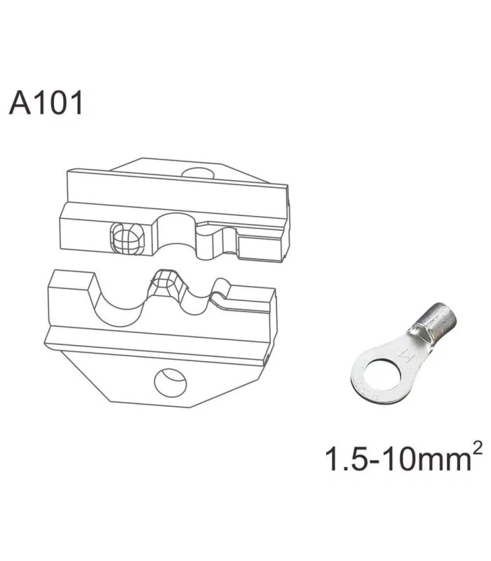 Matrice per per capicorda occhiello nudo 1.5-10 mmq