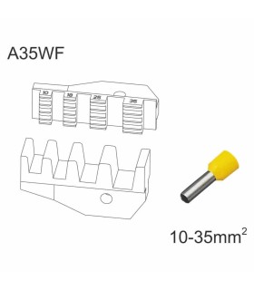 2500 Pezzi Puntalini Elettrici a Crimpare - Preciva Kit Connettori Capicorda  0.5-10mm² - Terminali PVC Crimpatrice Puntalini Set : : Fai da te