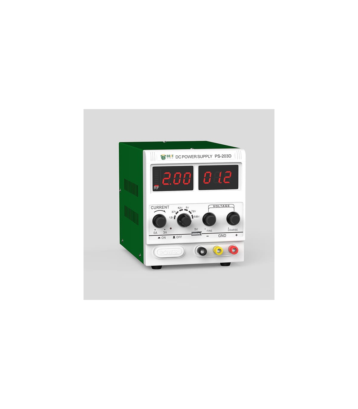 RUZIZAO Alimentatore da Banco 120V 3A Alimentatore da Laboratorio DC  Regolabile Stabilizzato Display LED a 4 Cifre Porta USB 5V/2A : :  Commercio, Industria e Scienza