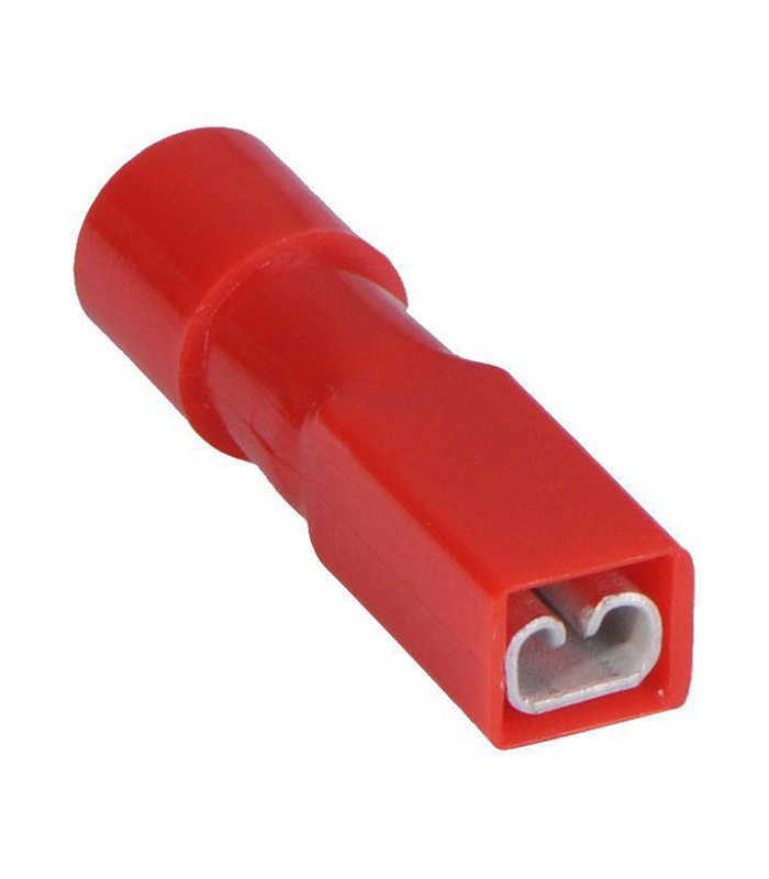 Cosse de câble Femelle 2,8x0,5 Rouge Isolé