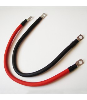 Batteriekabel KFZ Kabel 16 mm² schwarz + Ringösen/Kabelschuhe M6/M8/M10 -  16mm2