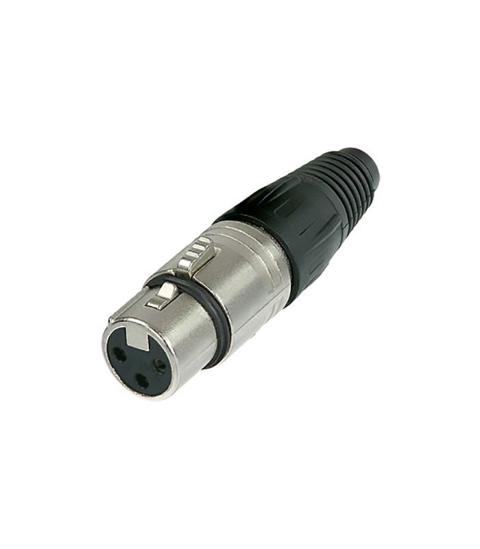 Cable canon XLR 3 polos hembra - XLR 3 polos macho cable de micrófono