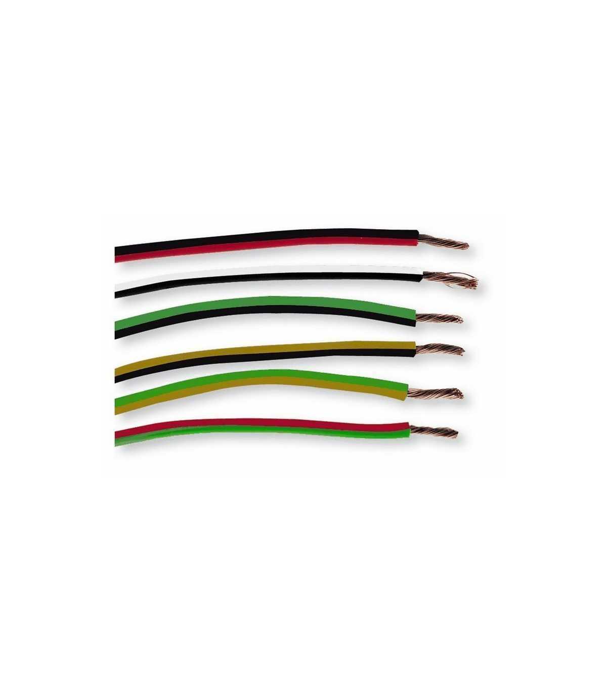 Cable Unipolar Wire FLRY-B ISO 6722 Class B Sec. 0,50 Mmq Blue/Red