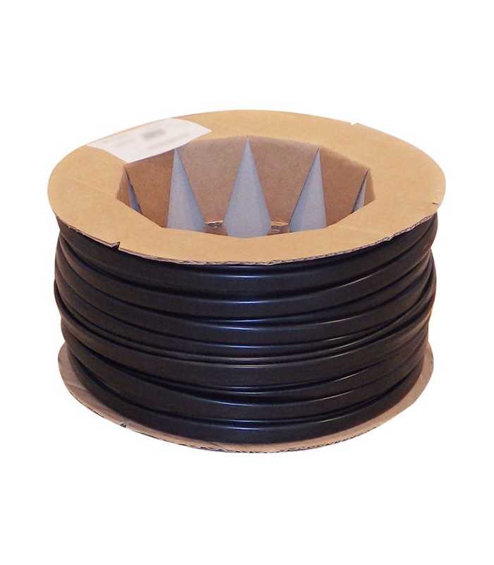 Gaines PVC Flexibles diamètre 10mm Noir 105° Bobine de 200m