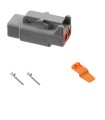 Kit Conector Series DTM Macho 2 Vías