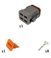 Kit Conector DT series Macho 8 Vías E003