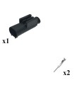 Kit Conector MQS series Hembra 2 Vías Cod A