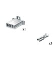 Kit Connector MTW Series Male 3 Way