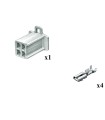 Kit Conector Series MTW Macho 4 Vías