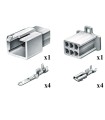 Kit Conector Series MTW Macho Hembra 6 Vías