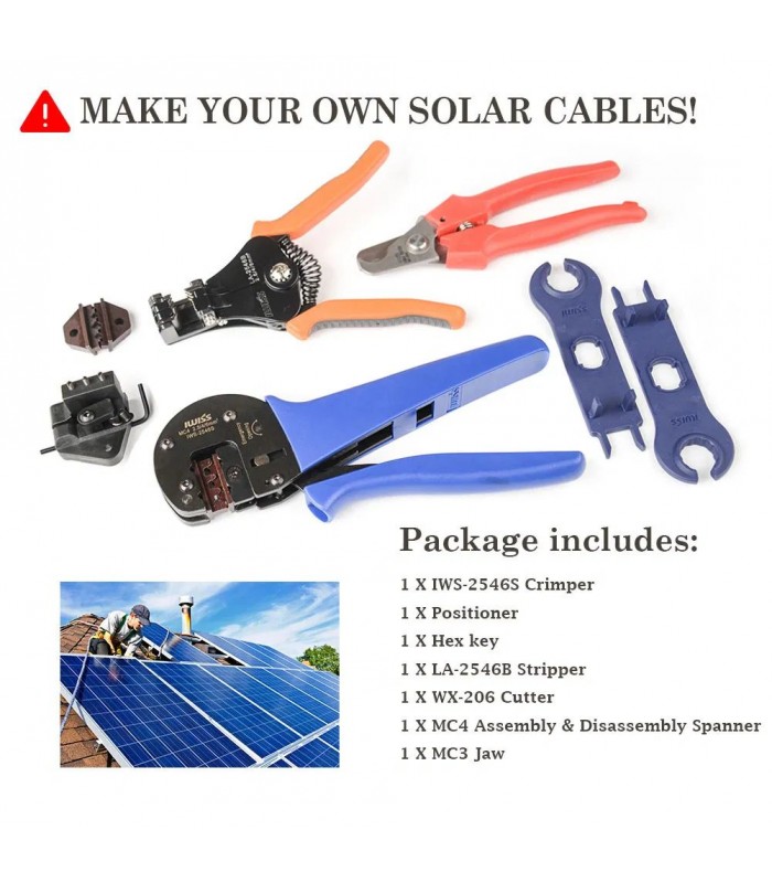 MC4 / Solar Quick Connector Crimping Tool