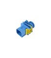 Conector Series Heavy Duty Sealed 1.6X0.6 hembra 6vias azul sin junta