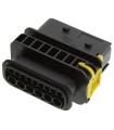 Conector Series Heavy Duty Sealed 1.6X2.8 hembra 15vias negro sin junta