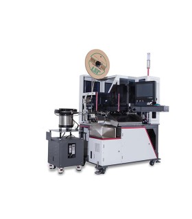 Machine automatique pour le sertissage, l'insertion de connecteurs et le soudage