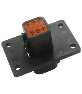 Conector Series DT Hembre 6 Vìas Montaje en panel CL06