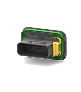 Conector Series Heavy Duty Sealed 1.6X0.6 hembra 18vias negro