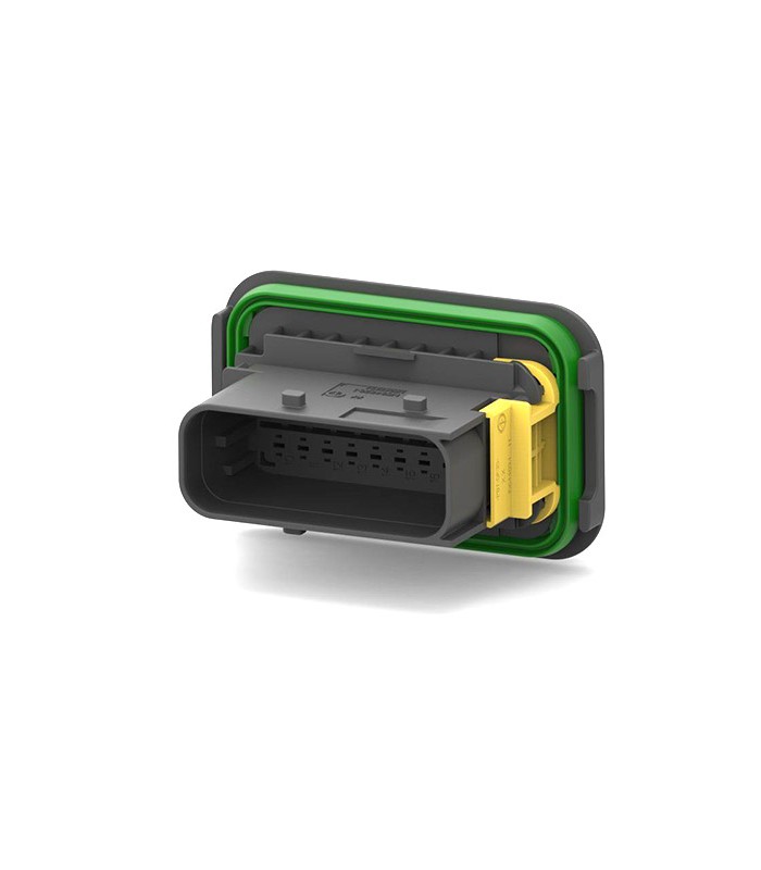 Conector Series Heavy Duty Sealed 1.6X0.6 hembra 18vias negro