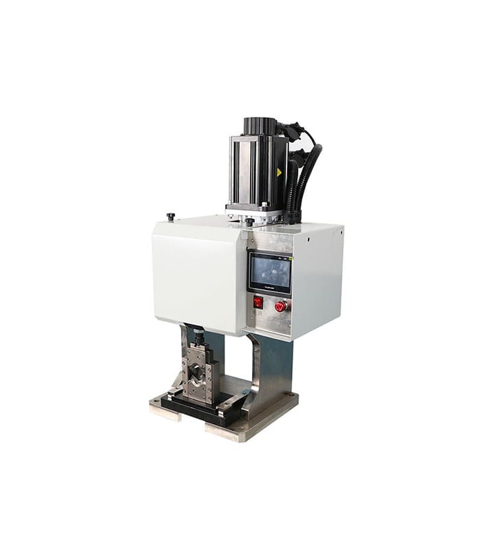 Macchina elettrica per la crimpatura di capicorda nudi 10 - 75 mm² con servomotore