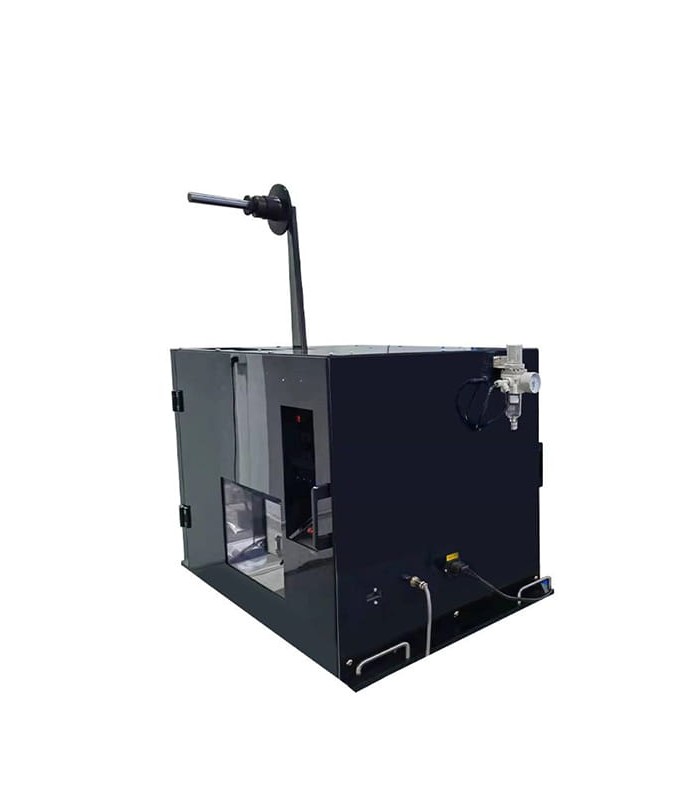 Semiautomatic terminal stripping and crimping machine with side taping section 32-18 AWG