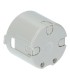 Circular recessed housing for 250V IP30 socket protection grey