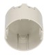 Circular recessed housing for 250V IP30 socket protection grey