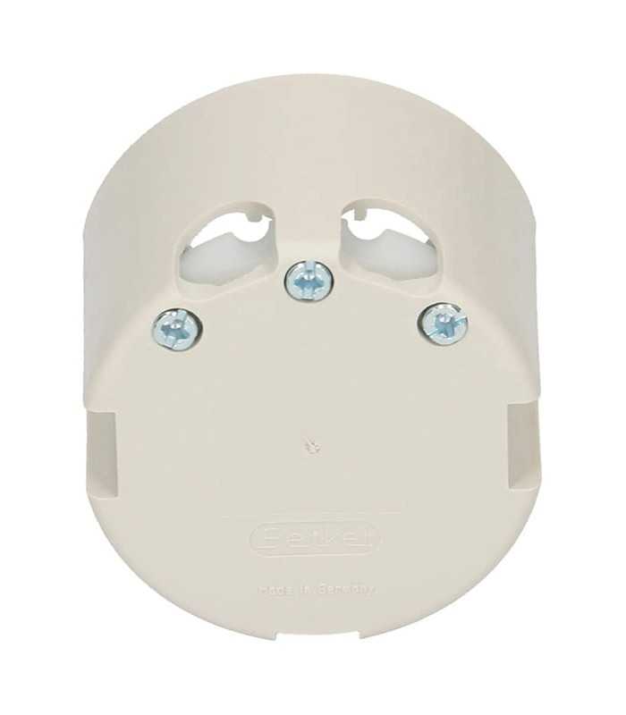 Circular recessed housing for 250V IP30 socket protection grey