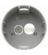 Circular recessed housing for 250V IP30 socket protection grey