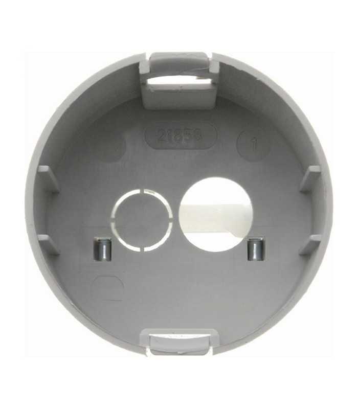 Circular recessed housing for 250V IP30 socket protection grey
