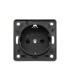 Presa schuko da pannello serie "Integro" 250V  IP44 antracite