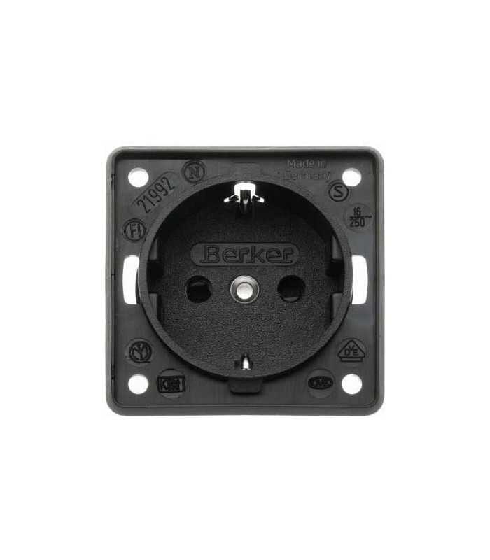 Presa schuko da pannello serie "Integro" 250V  IP44 antracite