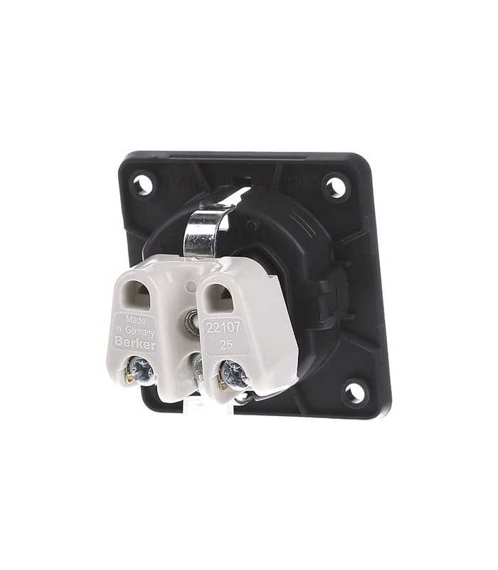 Presa schuko da pannello serie "Integro" 250V  IP44 antracite