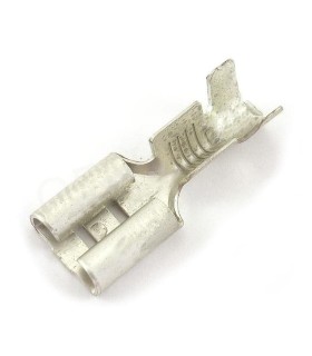 Terminal weiblich 6,3x0,8 Abschnitt 0,5 - 1 Verzinntes Messing