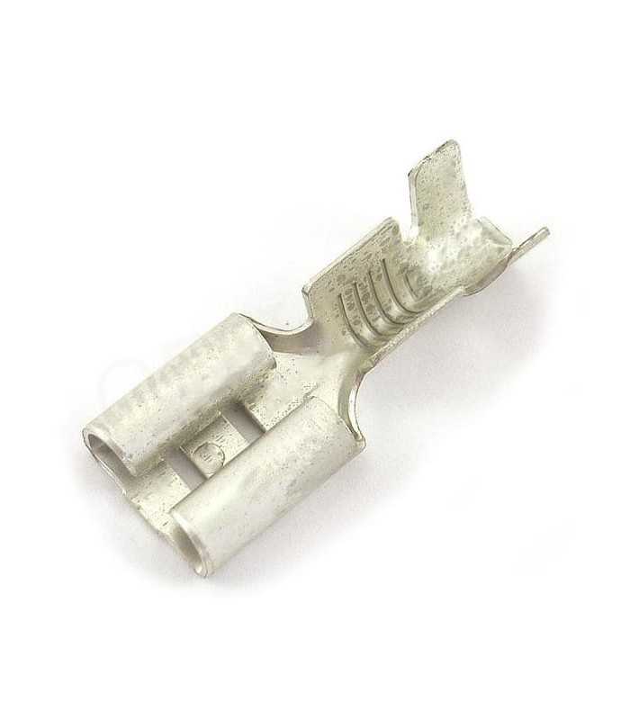 Terminal female 6,3x0,8 section 0,5 - 1 Tinned Brass