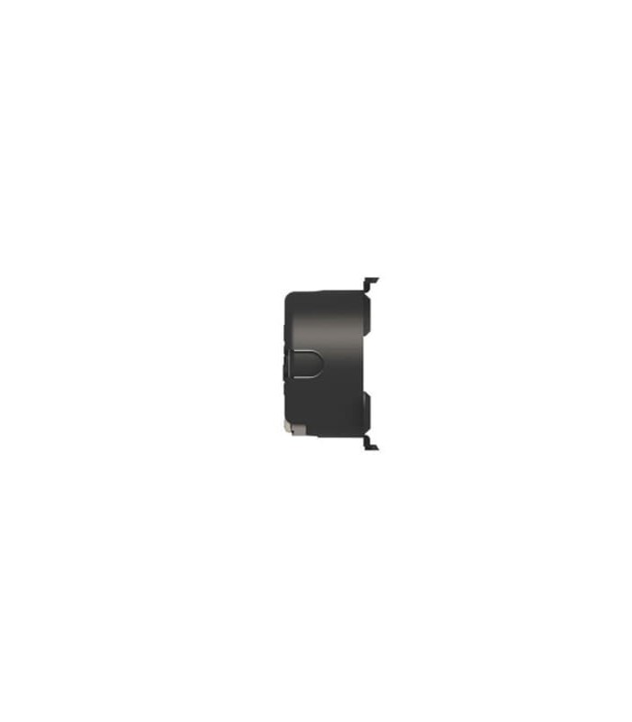 Caja de protección trasera para interruptores y bases de 250V color negro