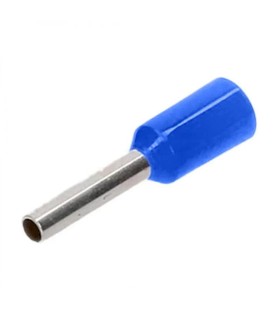 Embout de manchon pour section de câble. 0,75 mmq bleu (Cembre)