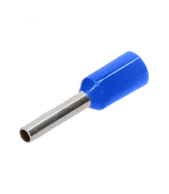 Embout de manchon pour section de câble. 0,75 mmq bleu (Cembre)