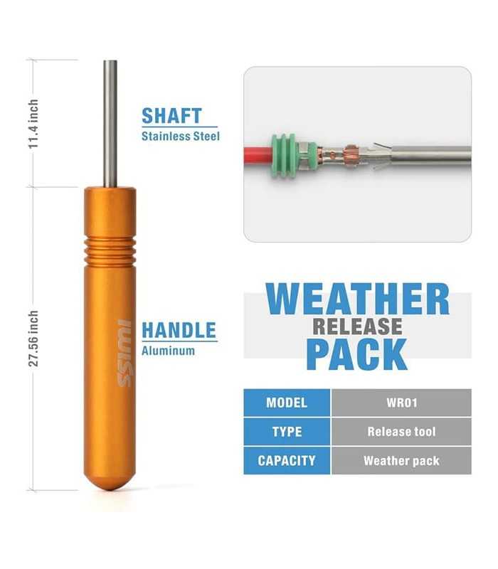 Mechanical Crimping one-step for terminal  Weather-pack or Metri-Pack AWG 24-14