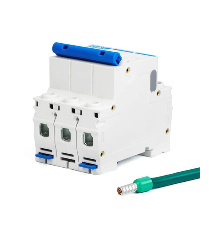 Pneumatic crimping tool for hexagonal crimping of cable end sleeves (0.25–6 mmq)