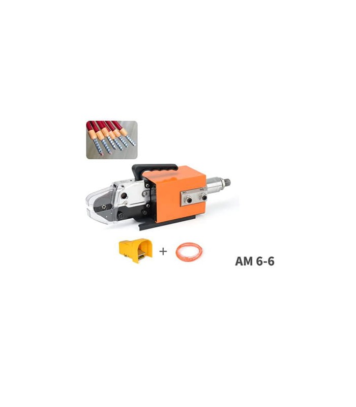 Pince à sertir pneumatique pour embouts de câbles à sertissage hexagonal (0,25–6 mmq)