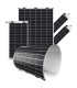 Panel solar flexible IP68 de 380W