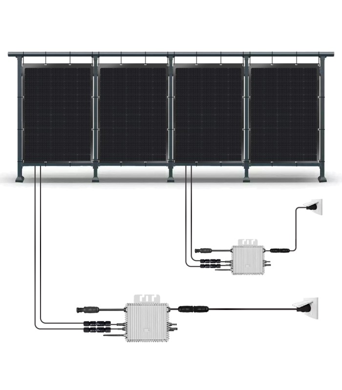 Panel solar flexible IP68 de 380W
