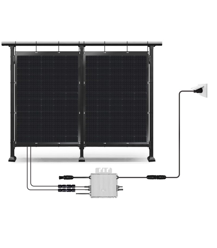 Panel solar flexible IP68 de 100W