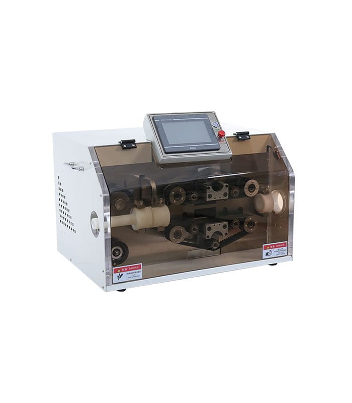 Automatische Schneidemaschine für Wellrohre mit Rundmesser (5 - 45 mm)