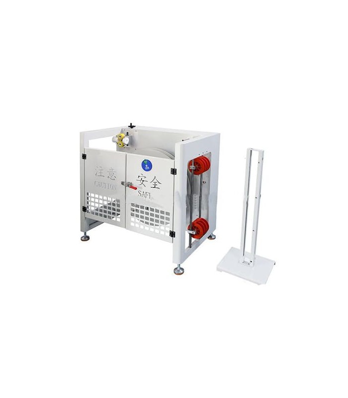 Automatic unwinder for cables and corrugated pipes