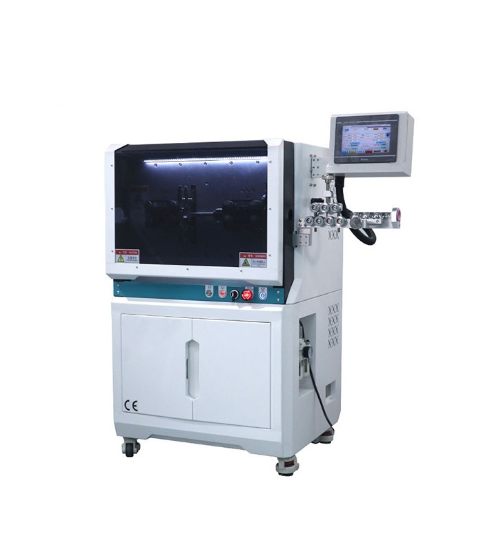 Automatic cutting and stripping machine for single and multi-core cables with bench (0.75-30 mmq)