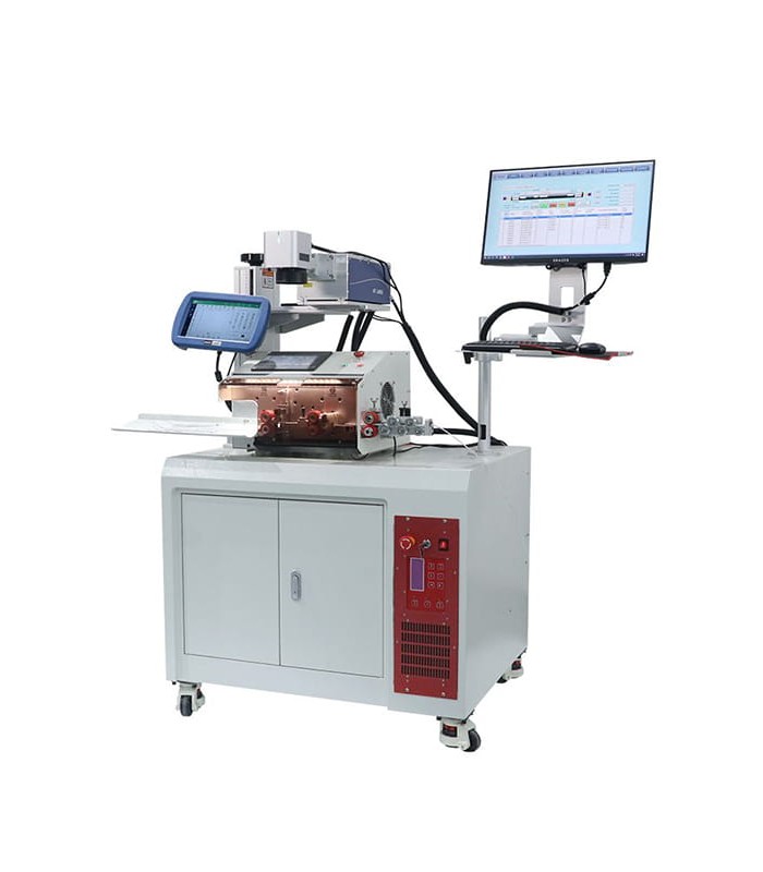 Machine à dénuder les câbles automatique avec marqueur laser