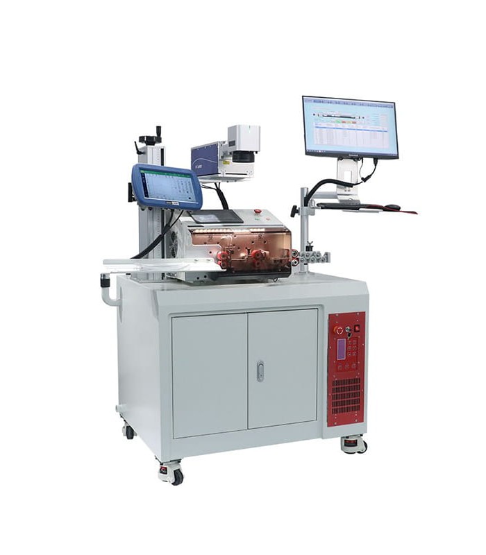Machine à dénuder les fils automatique intelligente, contrôlée par logiciel, avec marqueur laser
